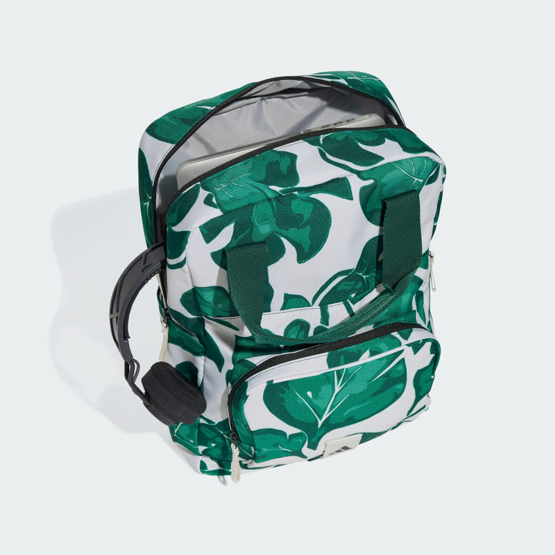 Leaf Print Backpack 4