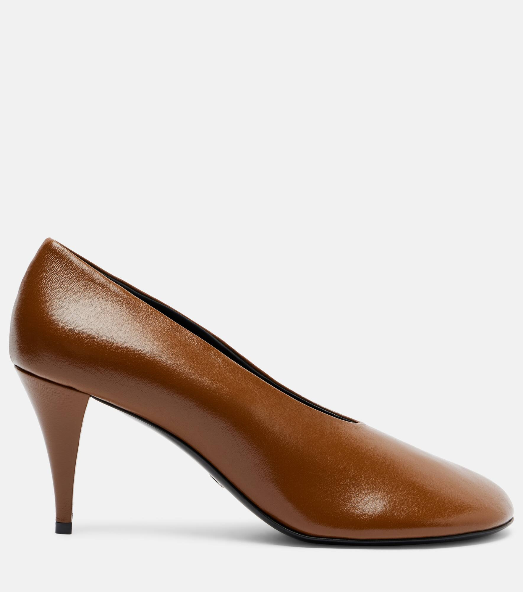 Glove leather pumps - 4