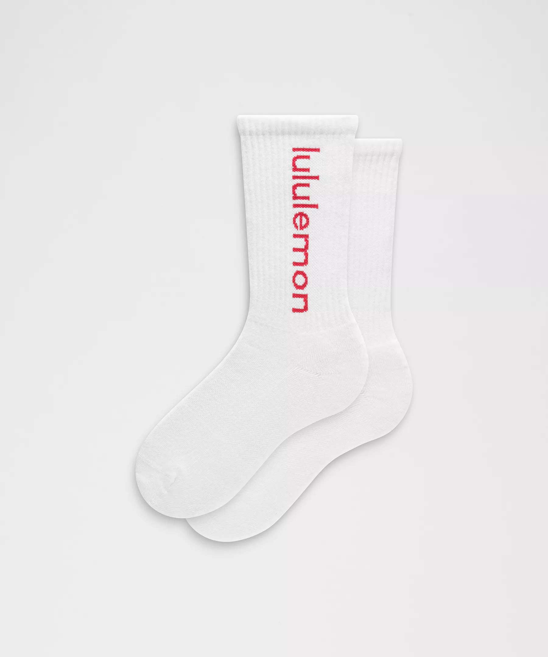 Unisex Daily Essential Crew Socks *Wordmark - 1