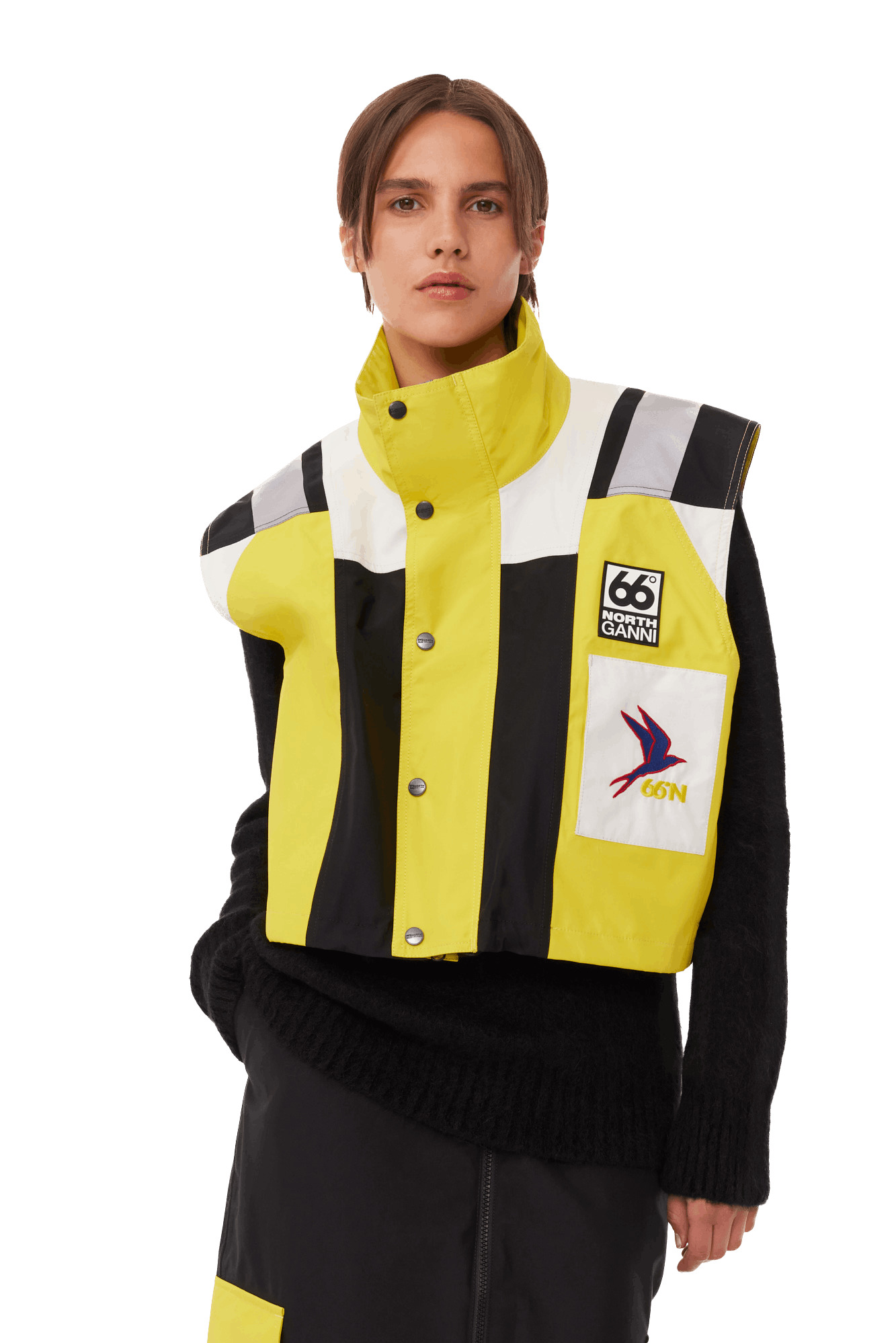 Kría GANNI x 66°NORTH | GORE-TEX® cropped vest - 3