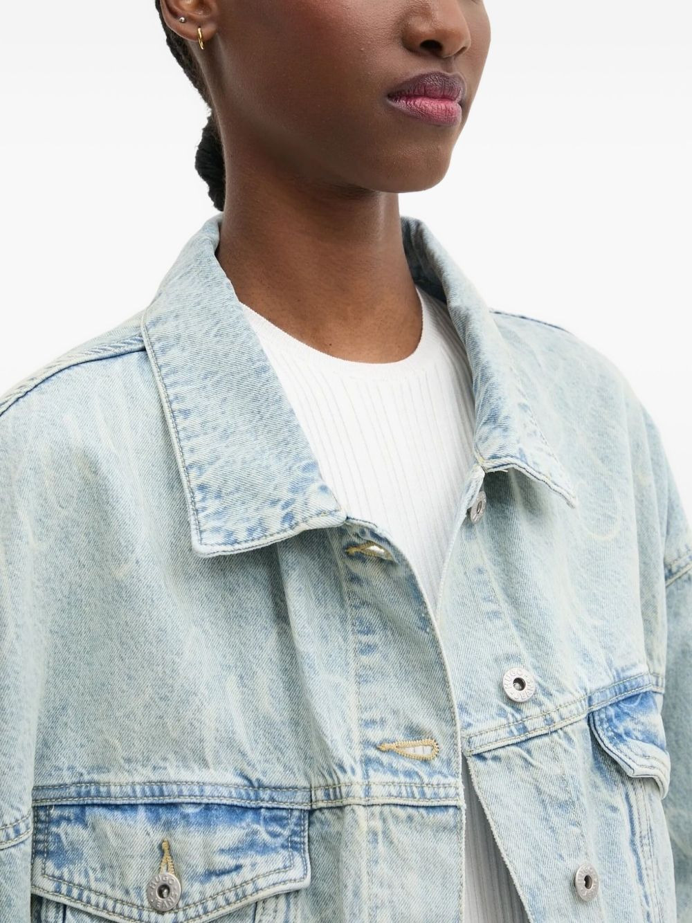 Lou acid-wash denim jacket - 3