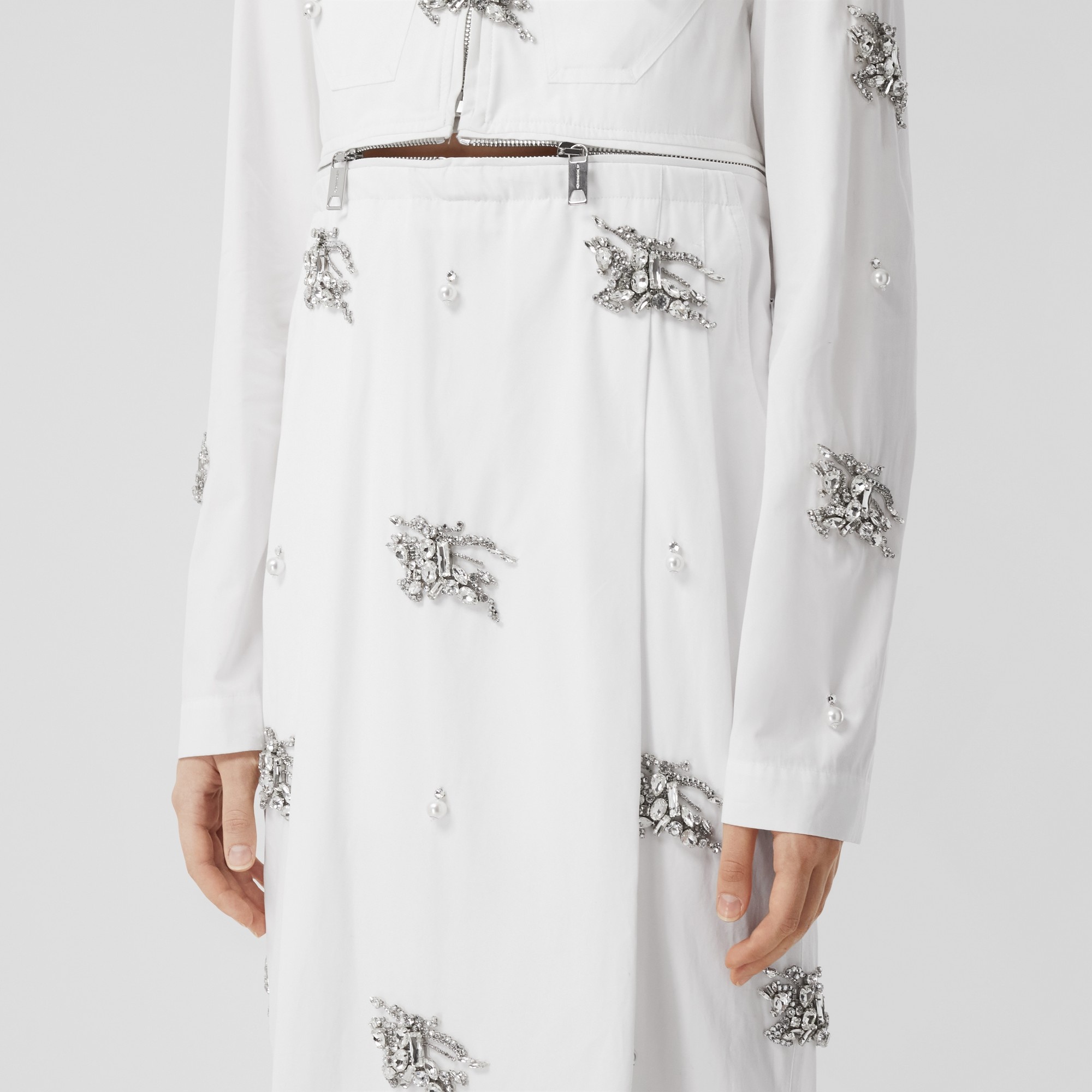 Crystal EKD Cotton Poplin Gown - 5