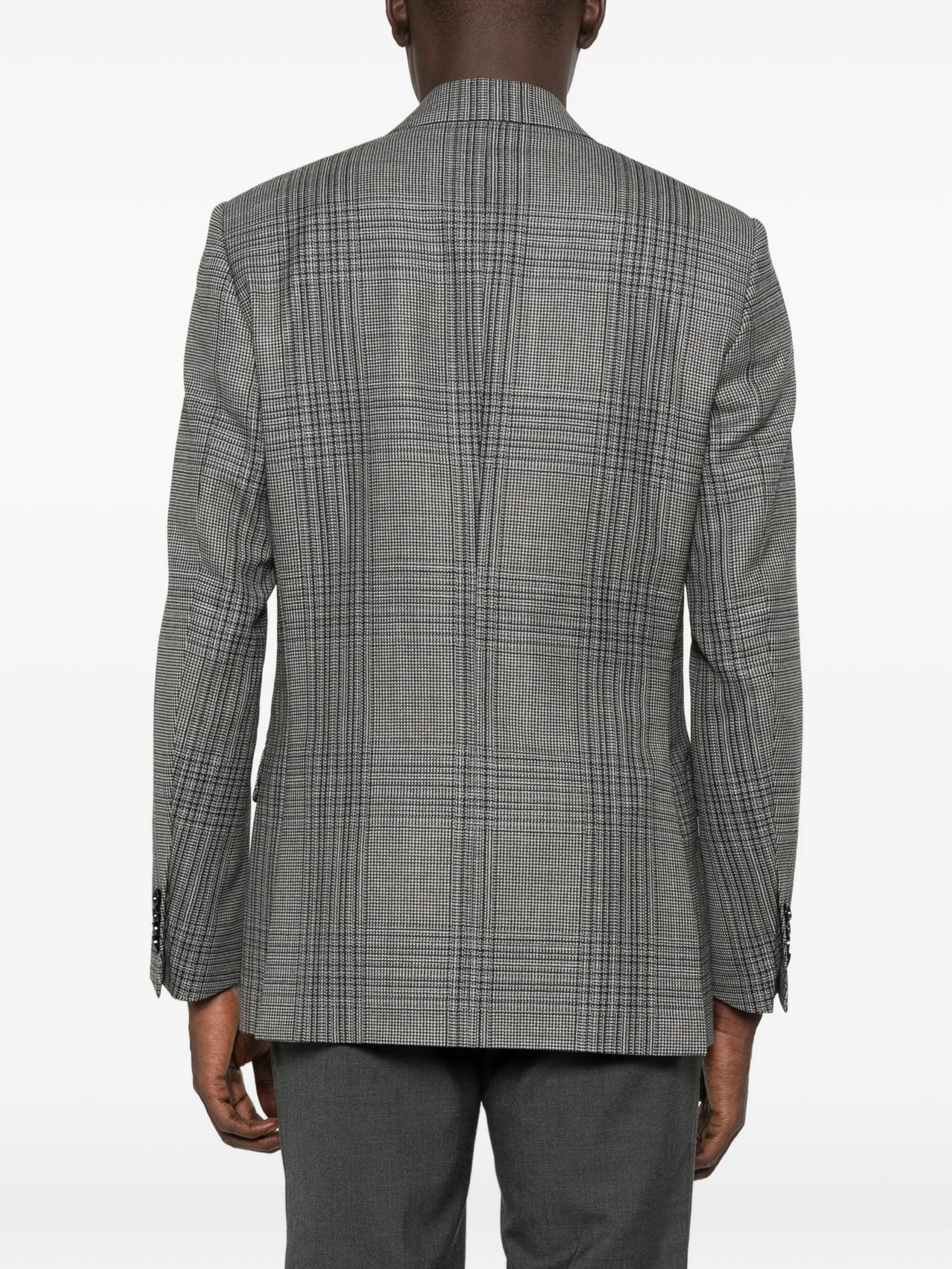 Lardini Checked Single-breasted Blazer - 3