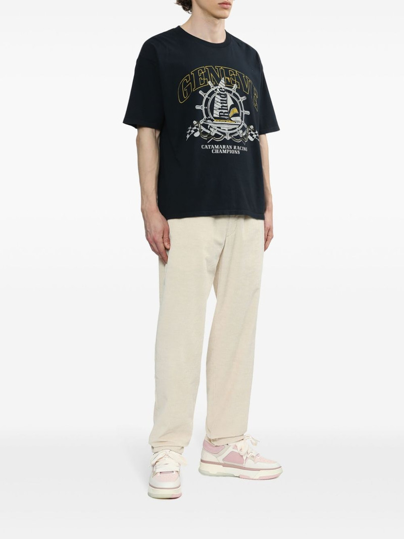 Rhude Geneve Catamaran cotton T-shirt outlook