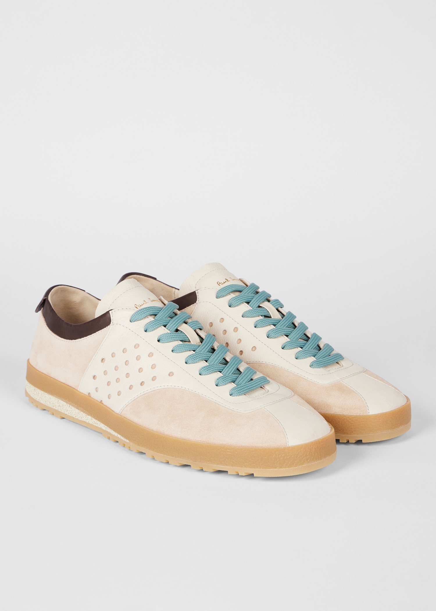 Ecru Leather 'Zephyr' Trainers - 4