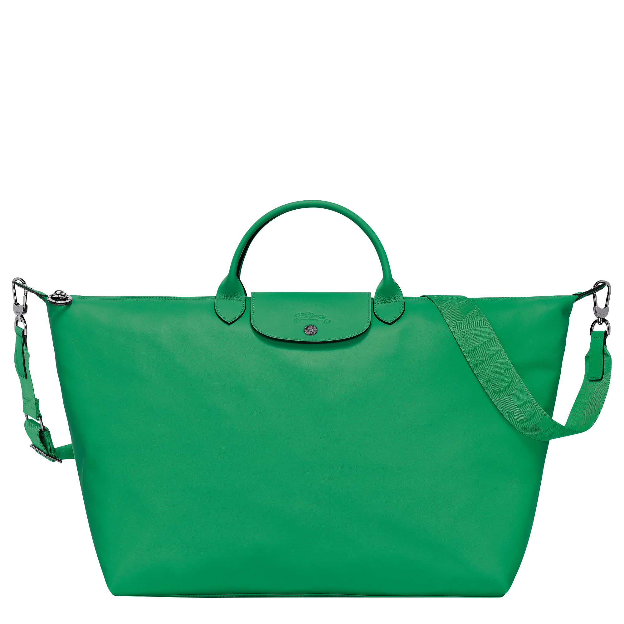 Le Pliage Xtra S Travel bag Green - Leather - 1