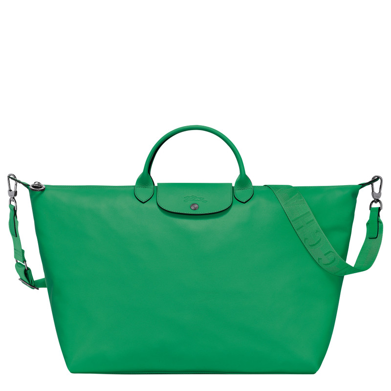 Le Pliage Xtra S Travel bag Green - Leather 1