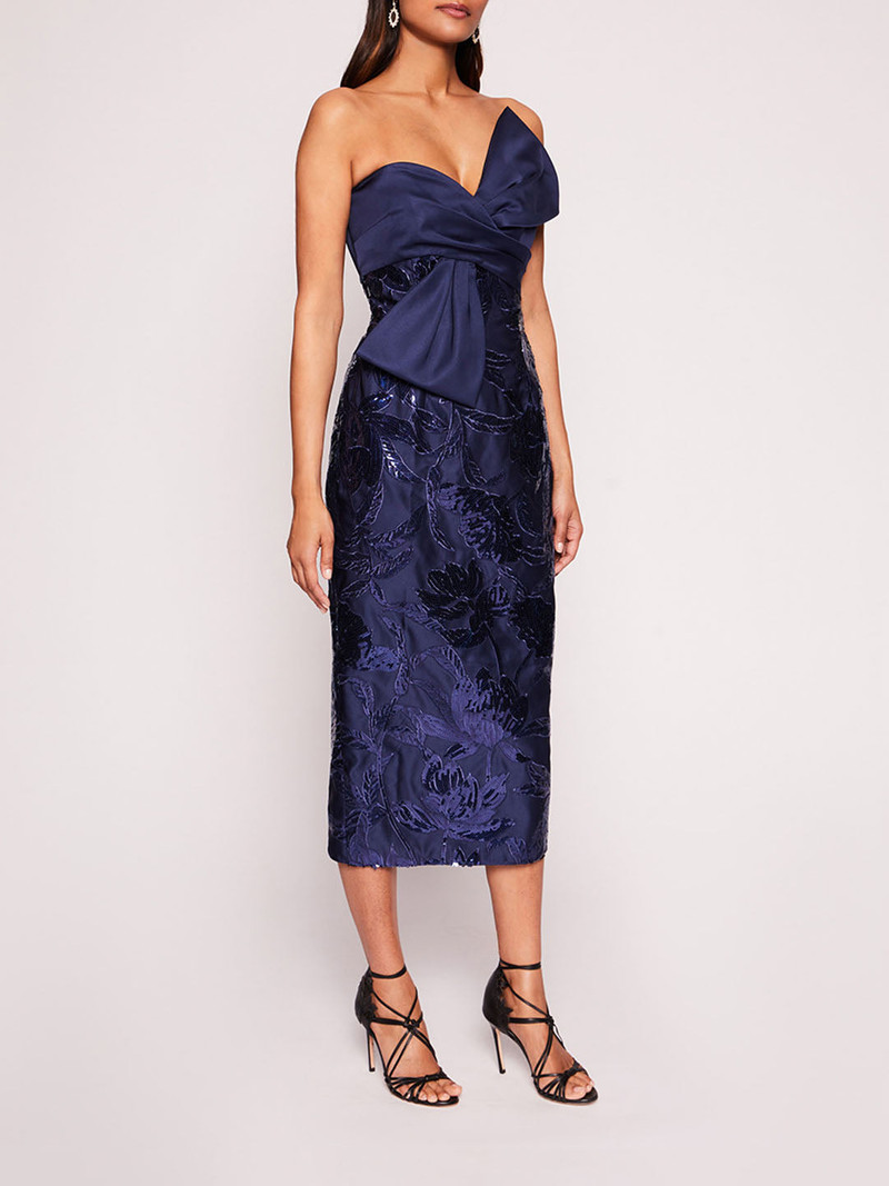 LOTUS SEQUIN MIDI DRESS 1