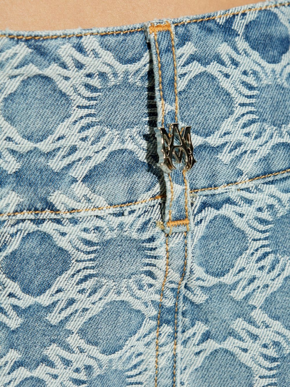 denim mini skirt - 5