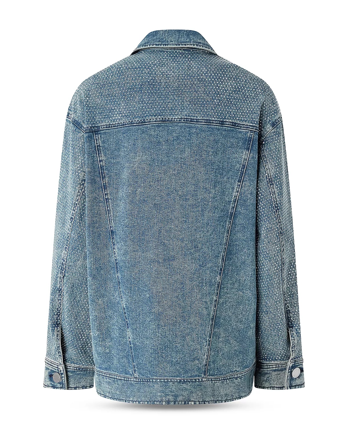 Dakar Giubbino Embellished Denim Jacket - 6