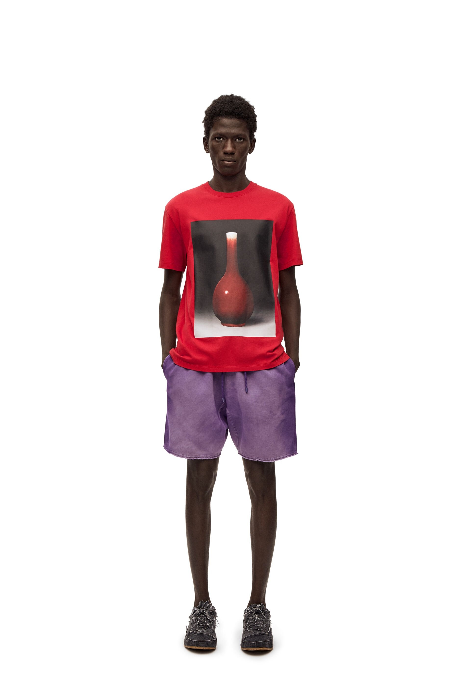 Ceramic print T-shirt in cotton - 2