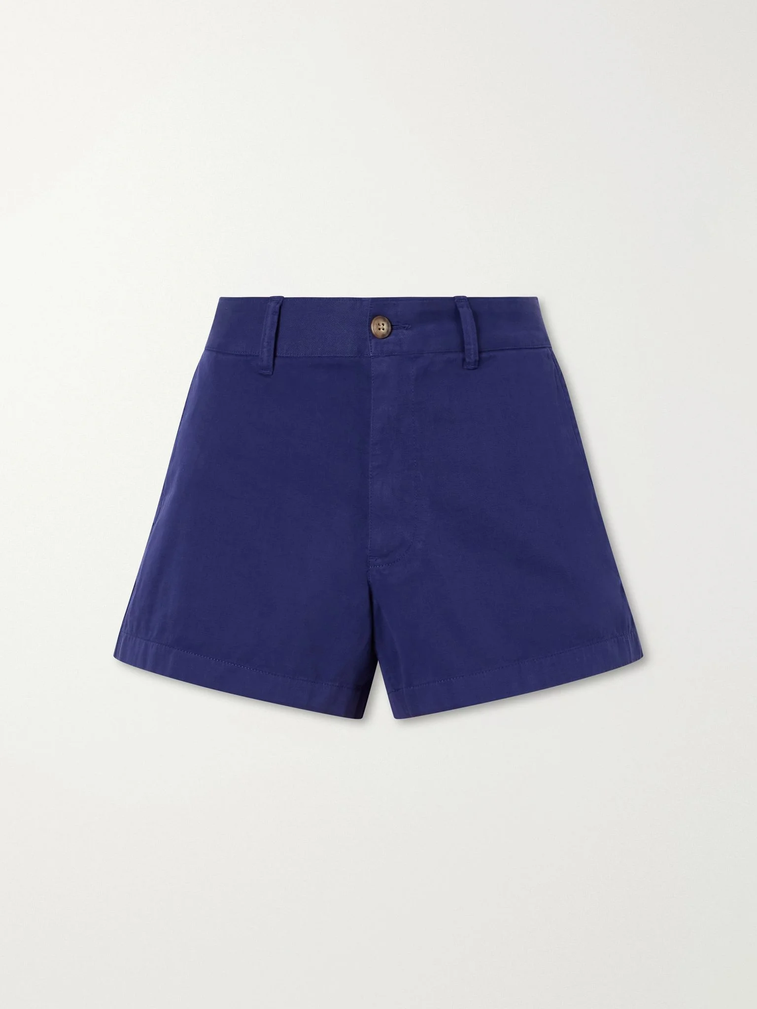 Cotton-twill shorts Navy - 1