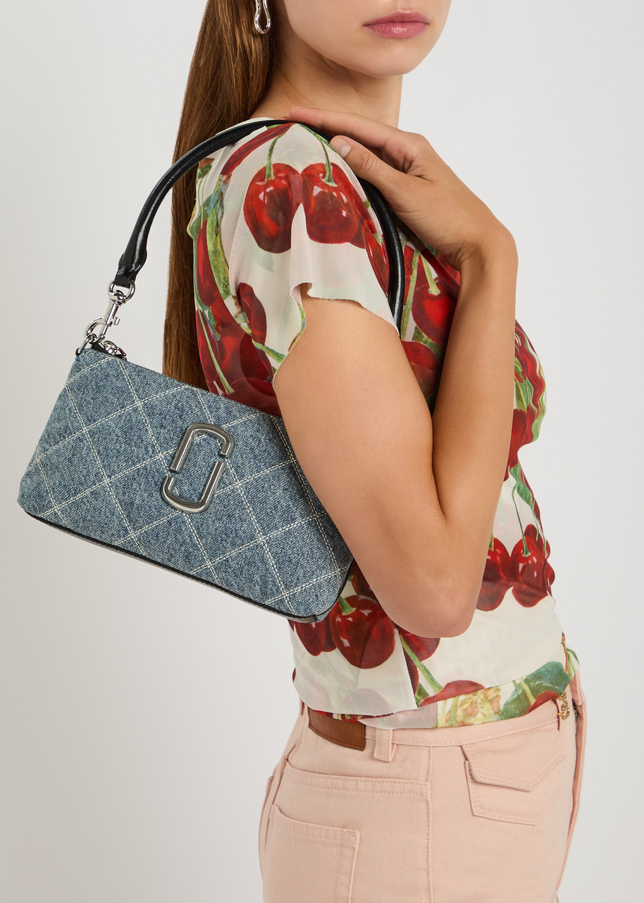 Marc Jacobs The Pochette Quilted Denim Shoulder bag - 6