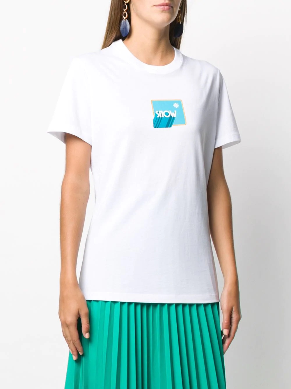 snow box logo print T-shirt - 3