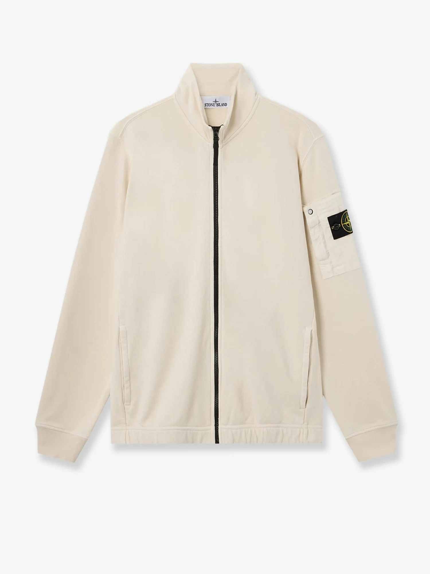 Stone Island Cotton Sweatshirt With Zip - 1