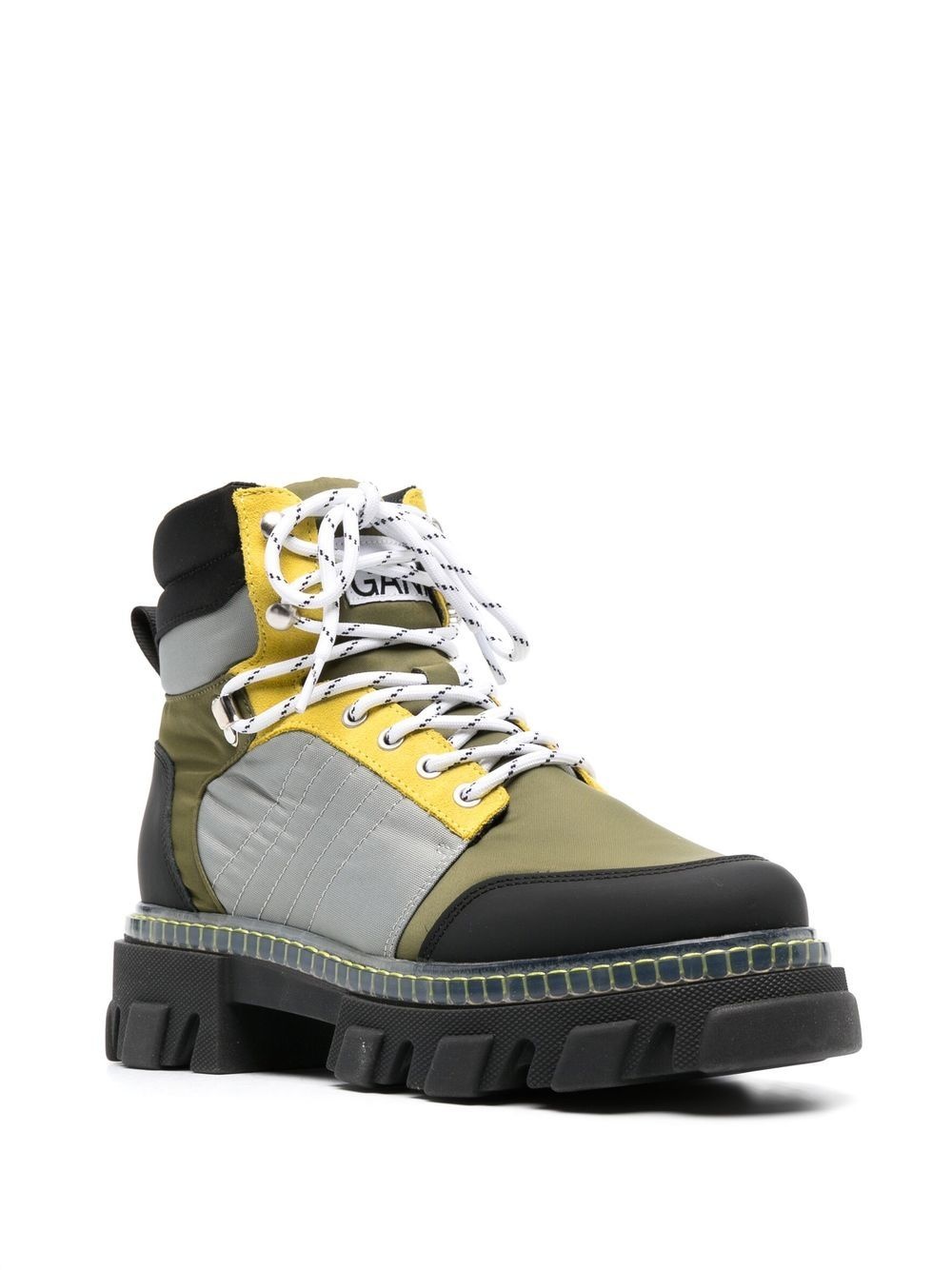 Cleated lace-up hiking boots - 2