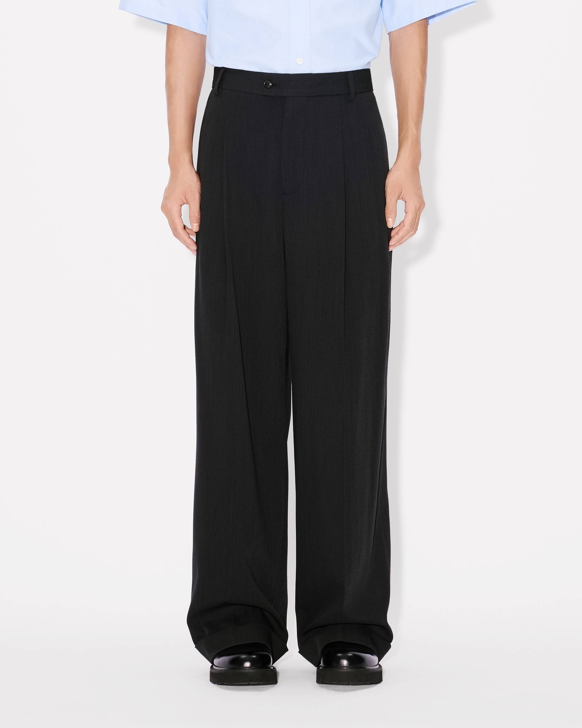 Tailored pants in viscose and virgin wool - 4