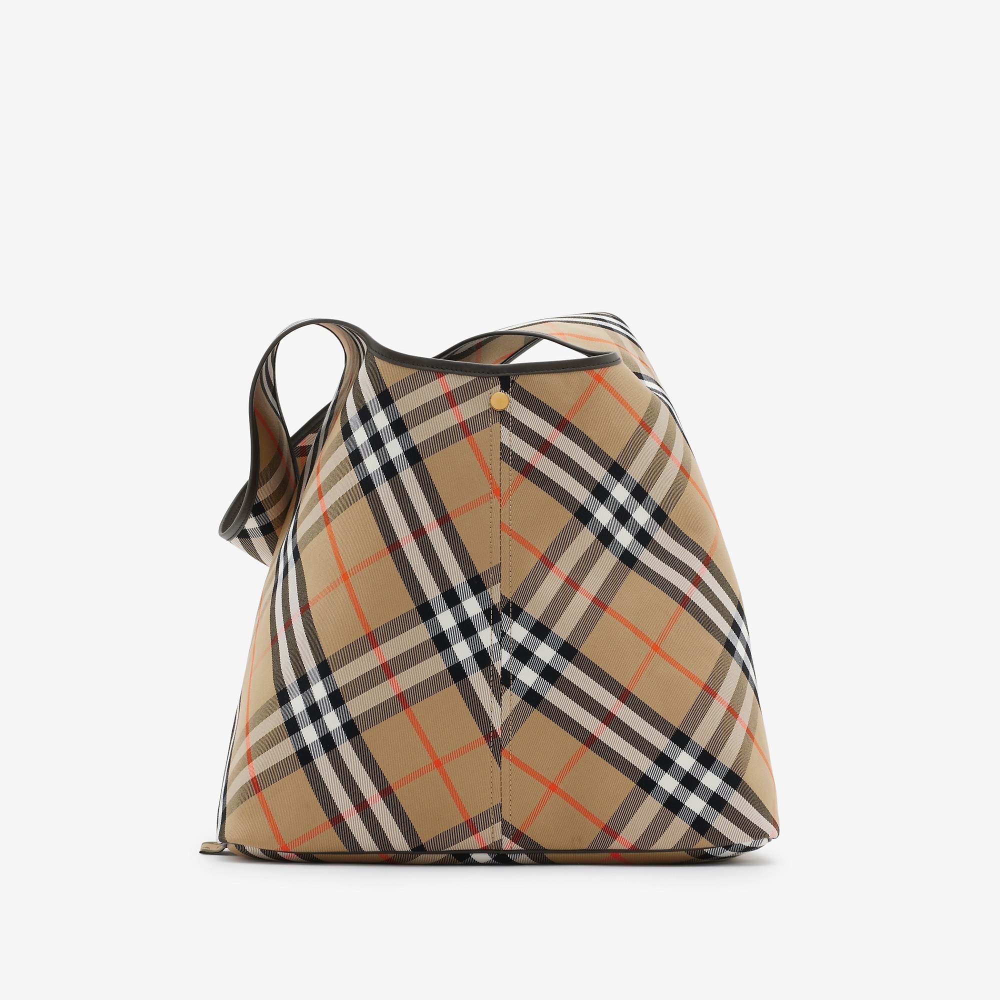 Large Check Shoulder Bag - 5