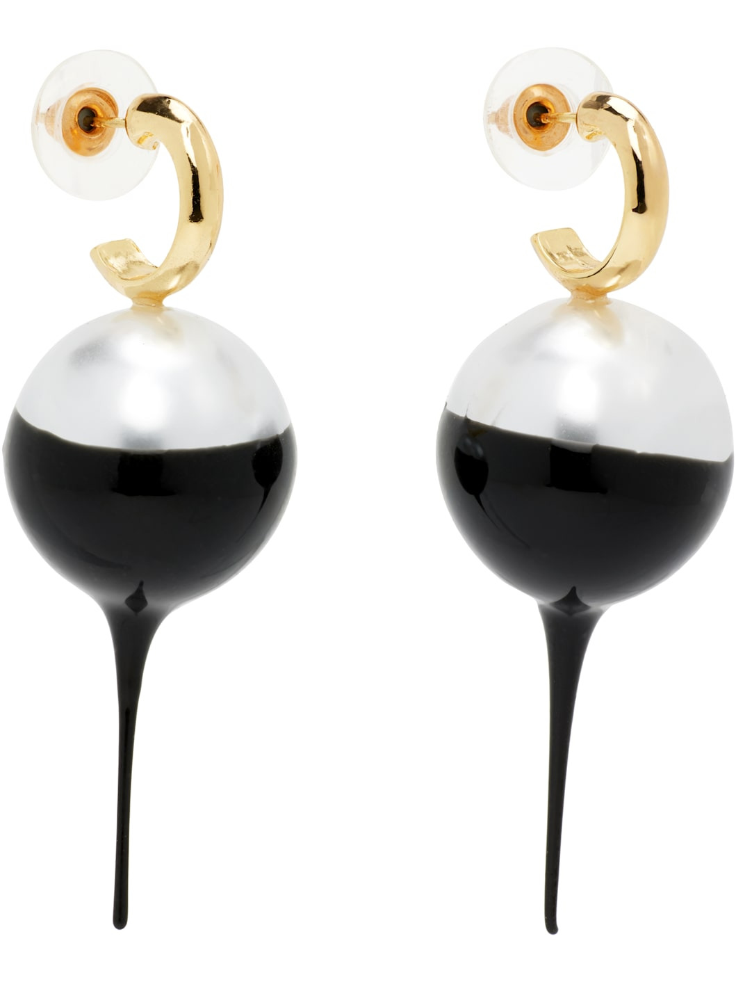 Dipped Pearl Earrings - 2