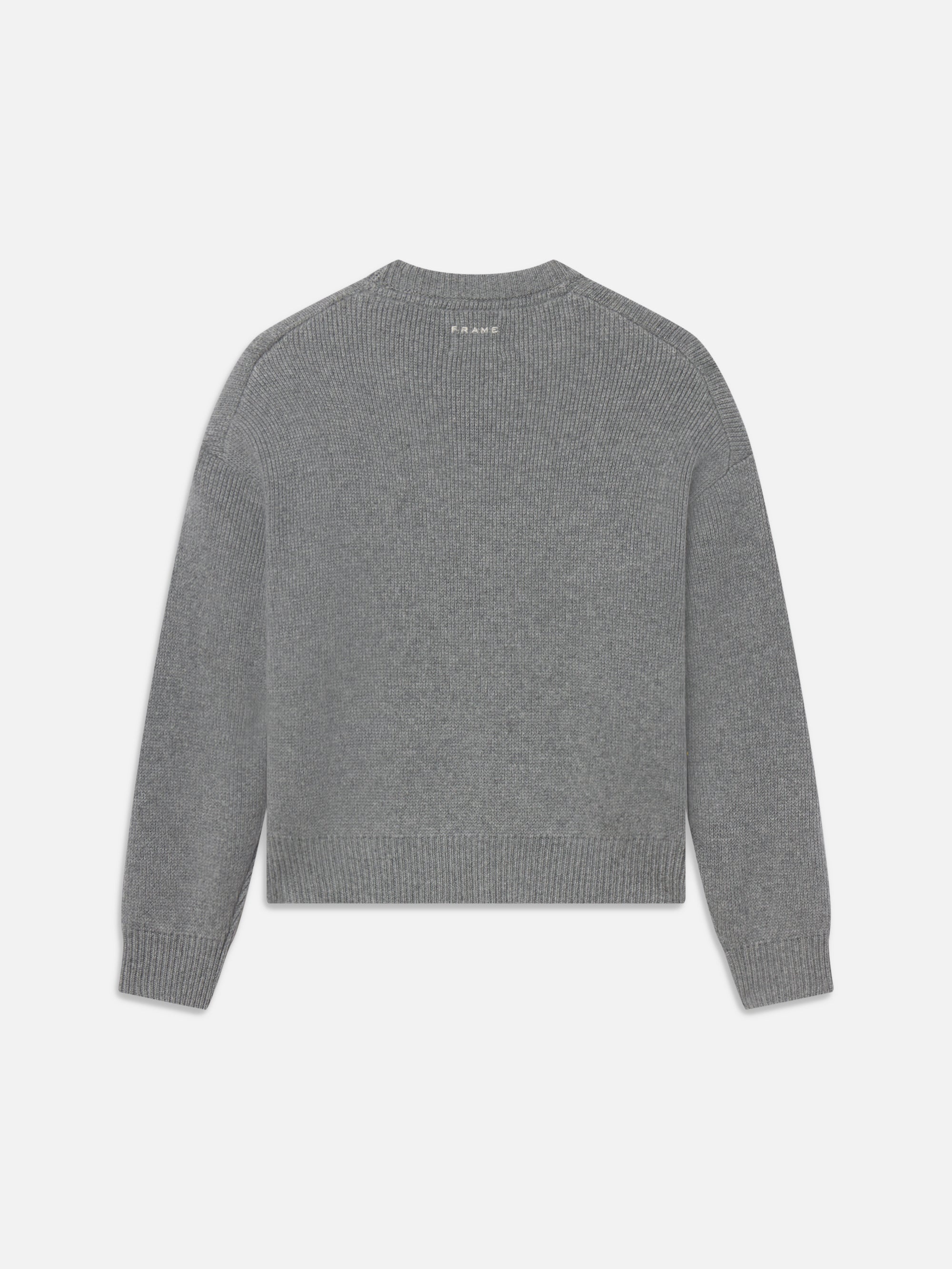 Sotheby's Unisex Cashmere Sweater in Grey Melange - 5