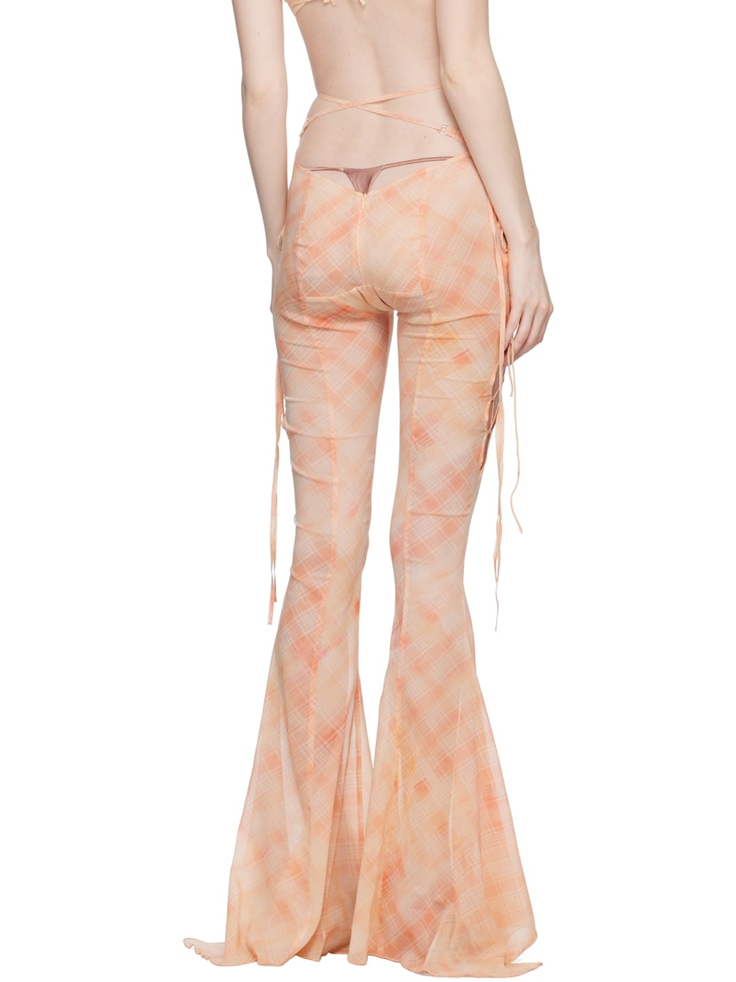 Orange Glimmer Trousers - 3