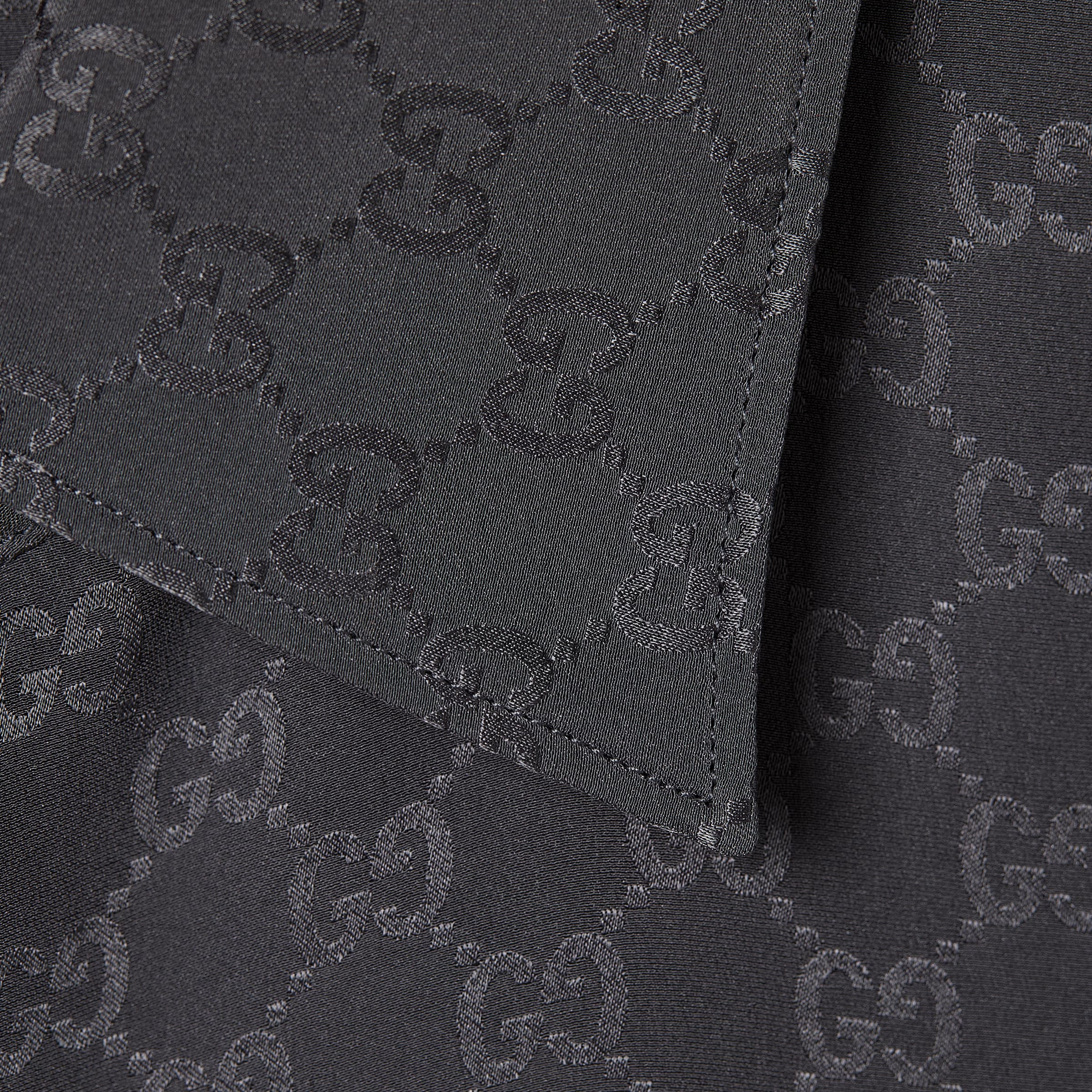 GG silk jacquard shirt - 6