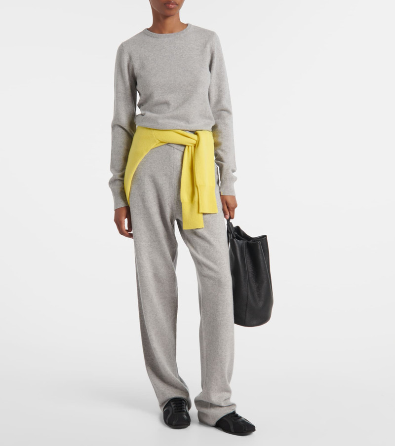 extreme cashmere Rush cashmere-blend straight pants outlook