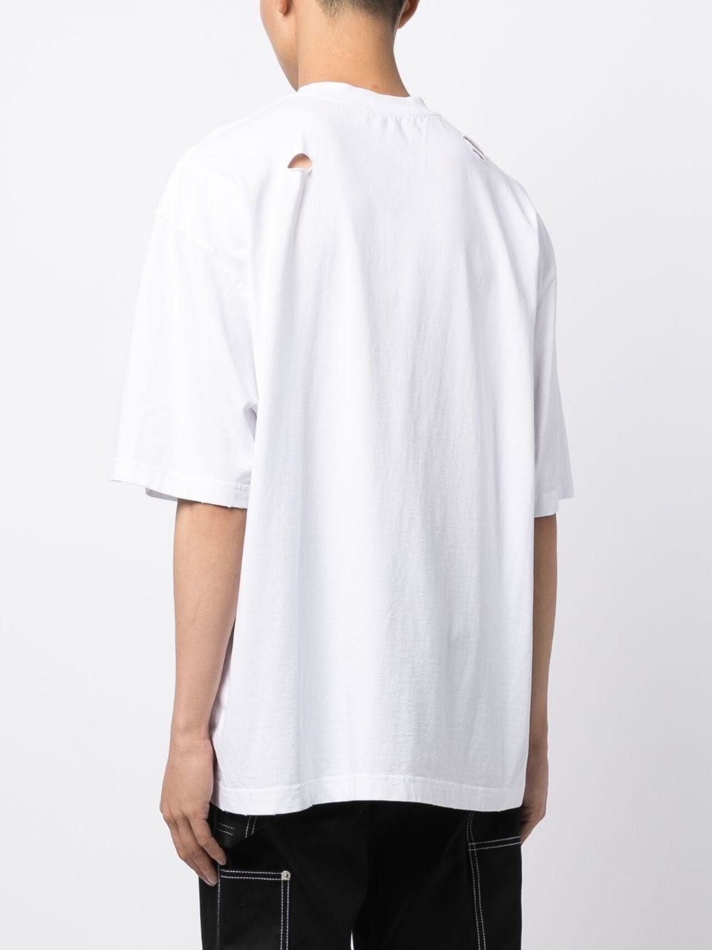 logo-print cotton T-shirt - 4