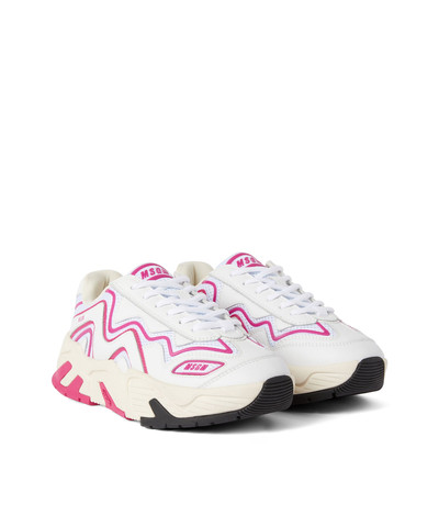 MSGM Vortex sneakers with Vibram sole outlook