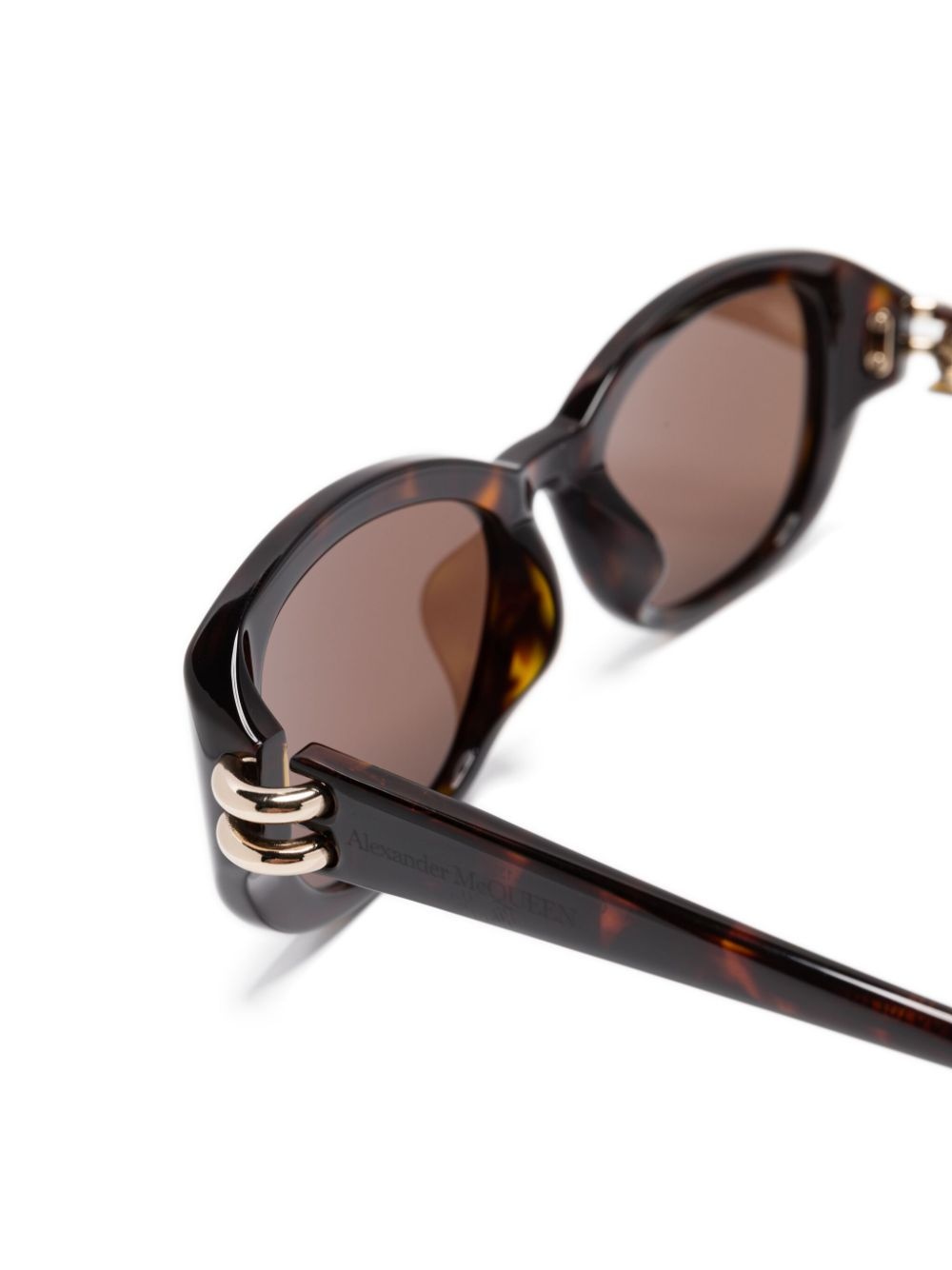 tortoiseshell-effect sunglasses - 3