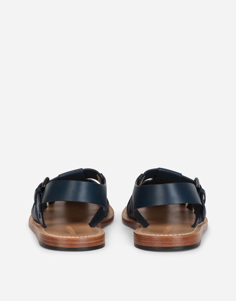 Dolce & Gabbana Calfskin pantheon gladiator sandals outlook