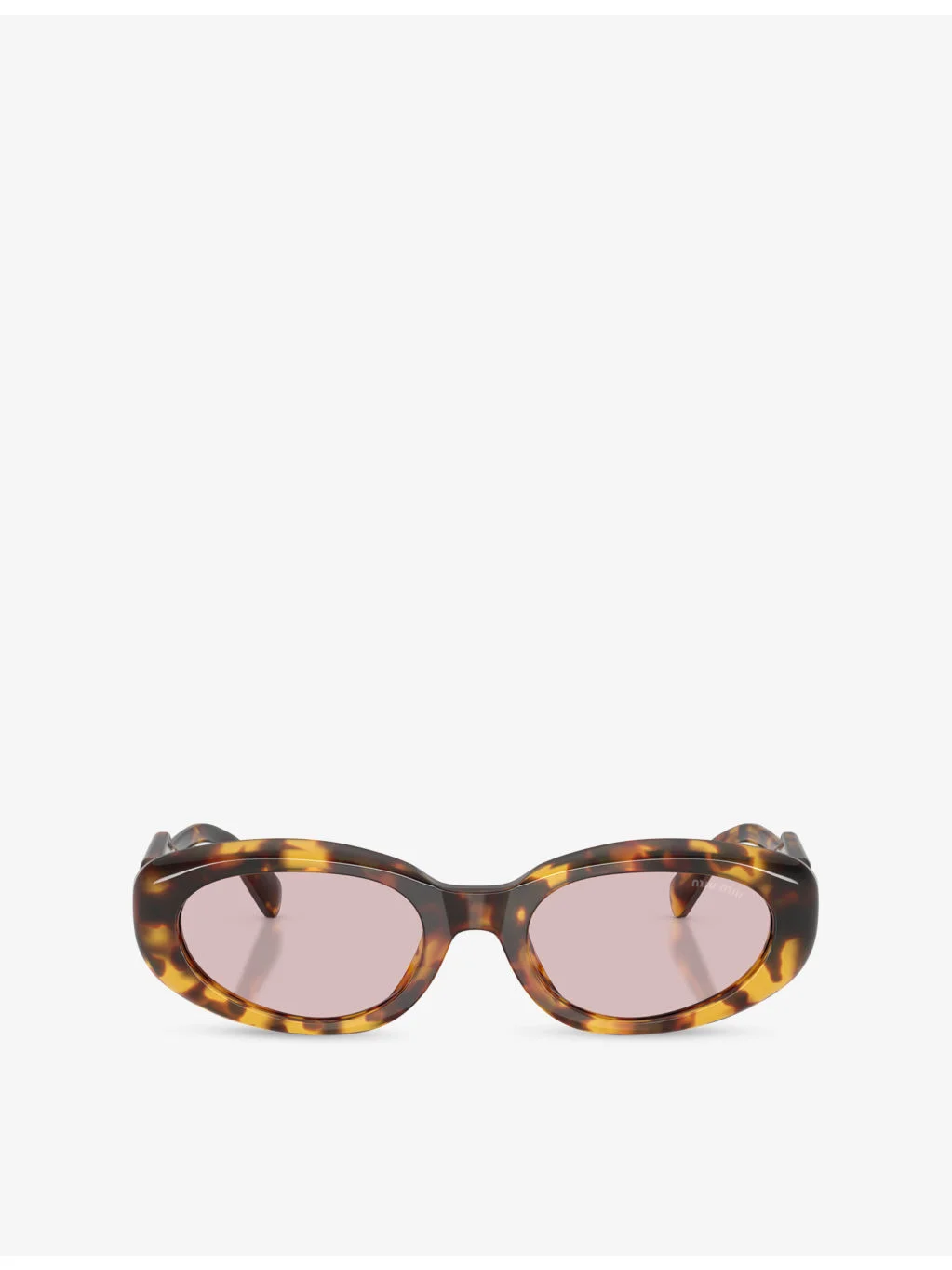 MU C01S Oval-Frame Acetate Sunglasses - 1