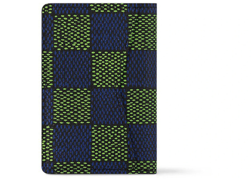 Louis Vuitton Louis Vuitton Pocket Organizer Damier Heritage Blue/Green outlook