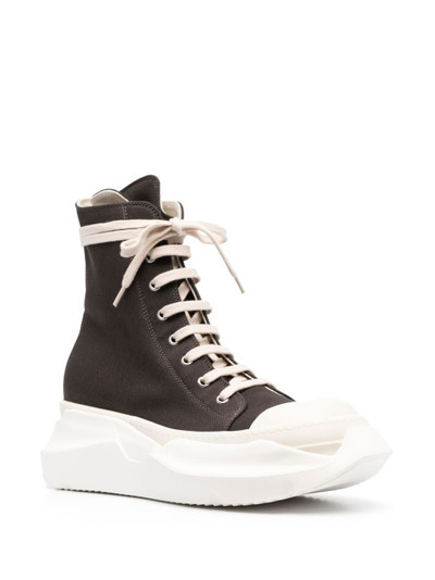 Rick Owens DRKSHDW chunky sole high-top sneakers outlook