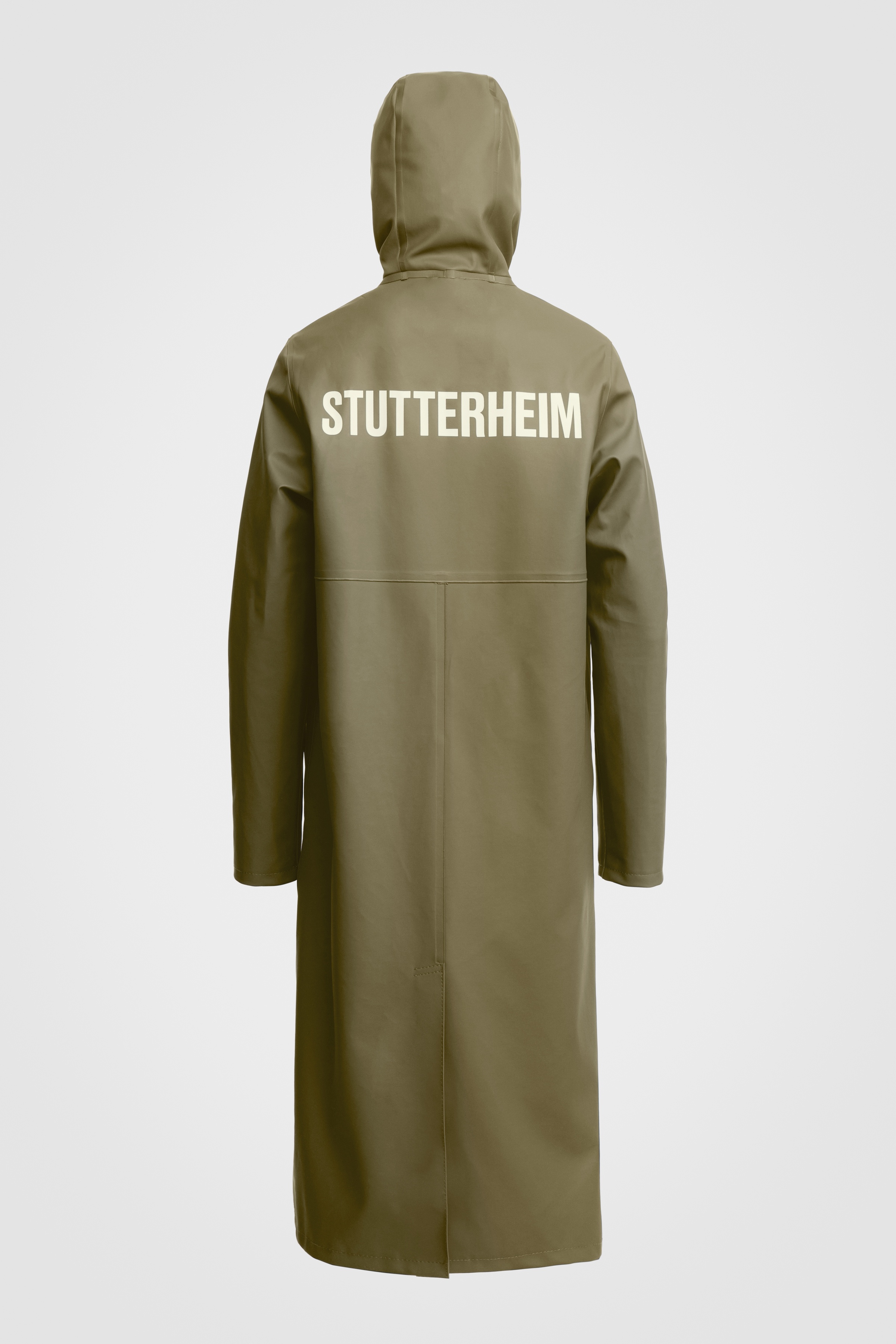 Stockholm Long Print Raincoat Aloe - 6