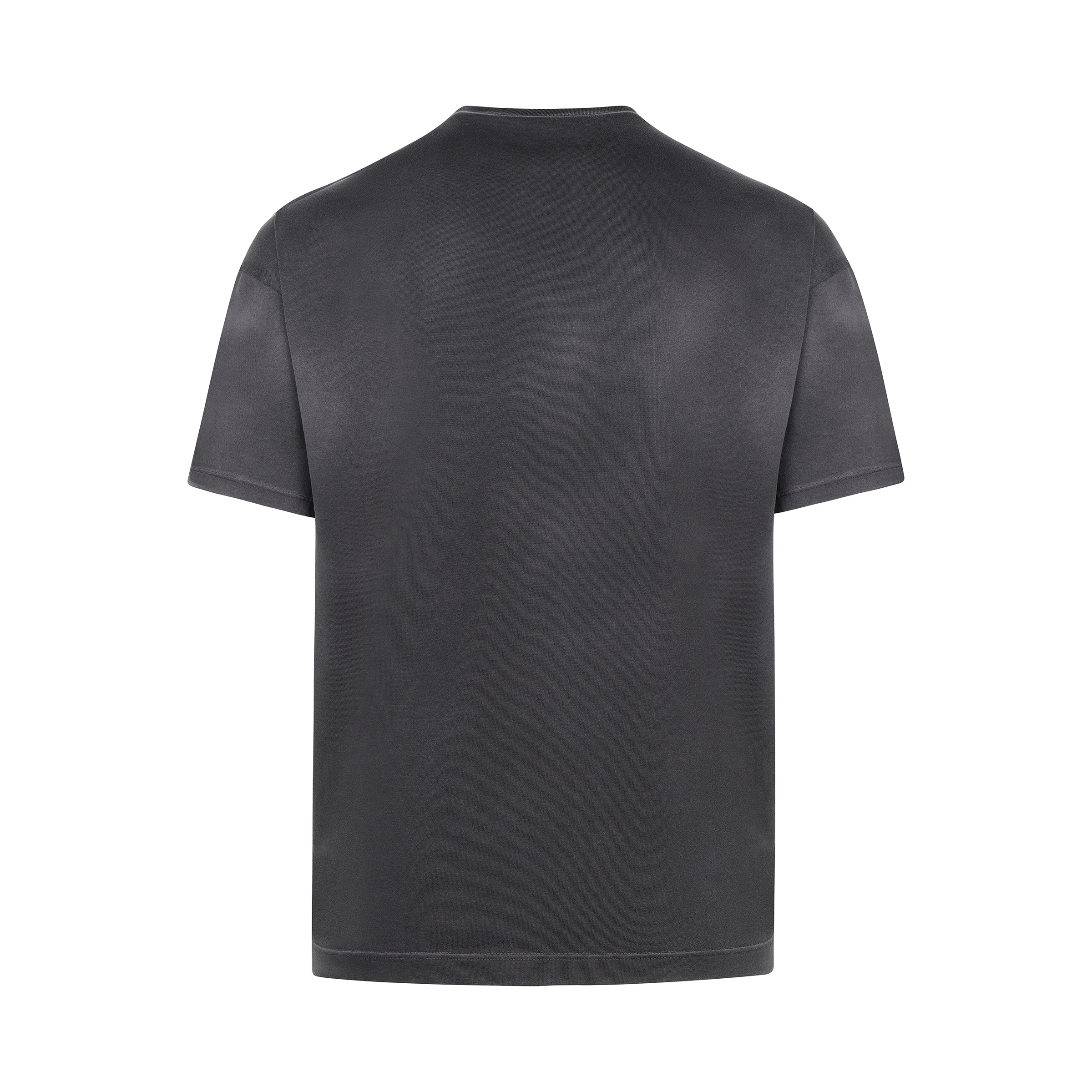 Memory Logo T-Shirt in Washed Dark Grey - 4