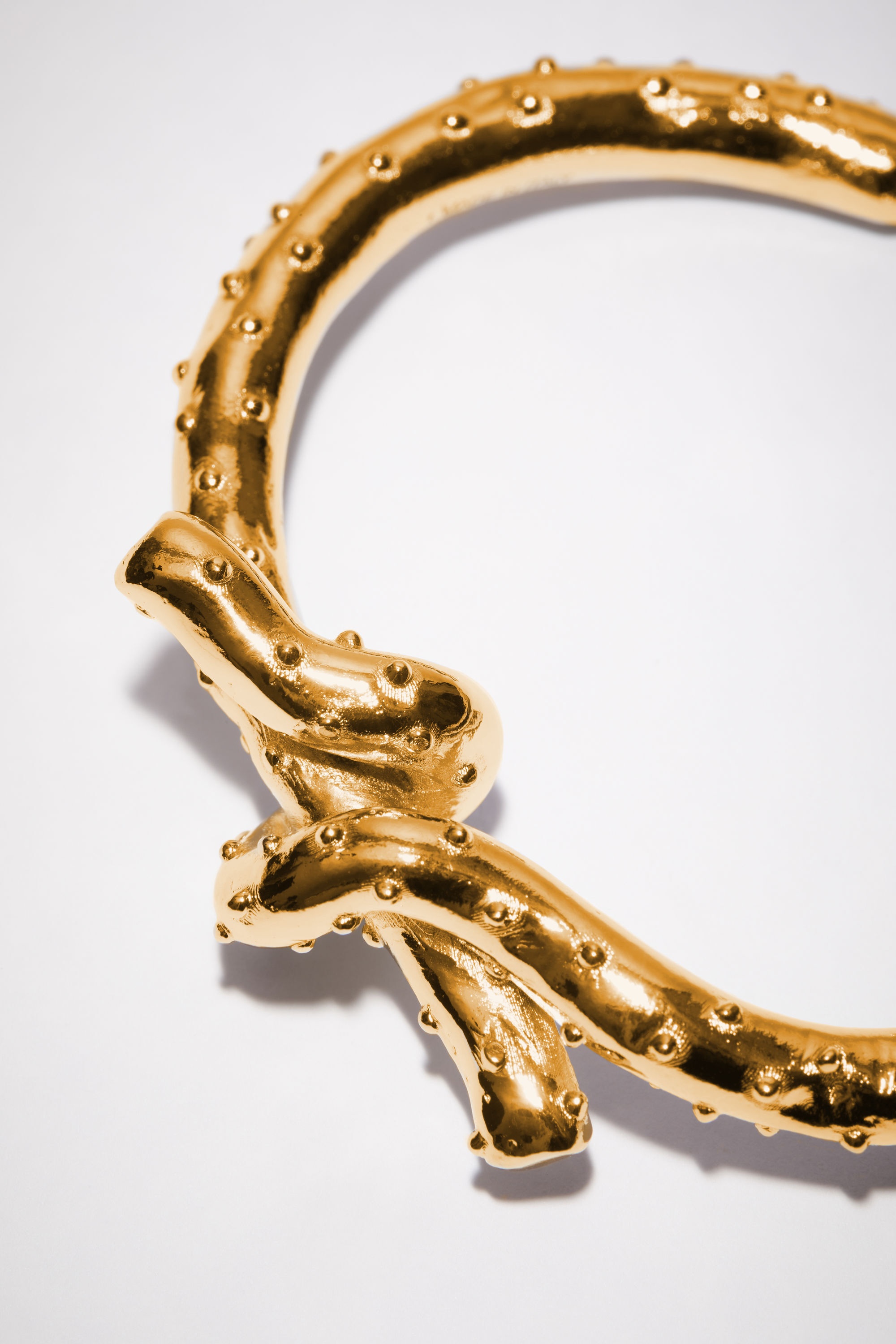 Knot cuff bracelet - Gold - 4
