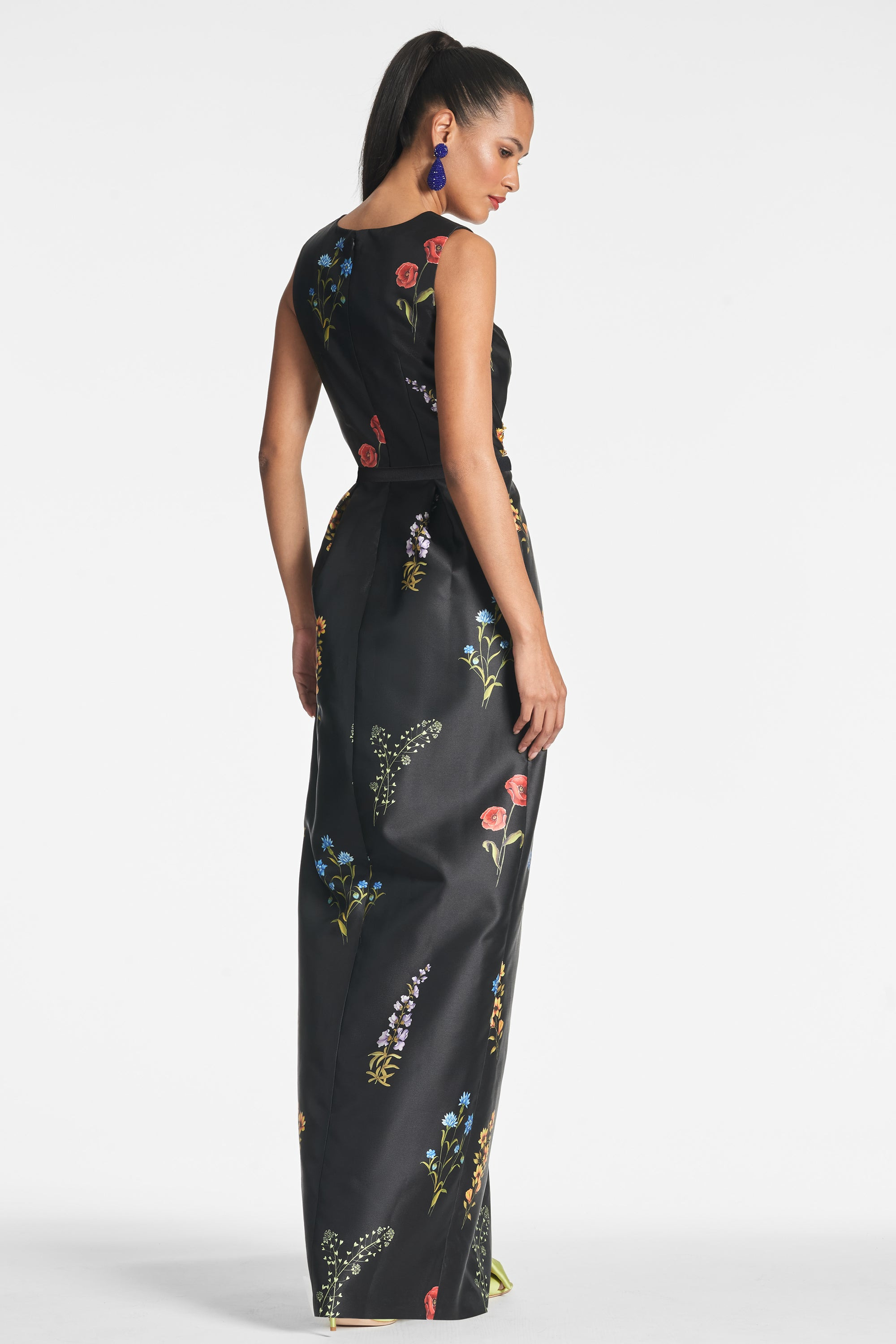 Marsden Gown - Noir Bouquet - 3