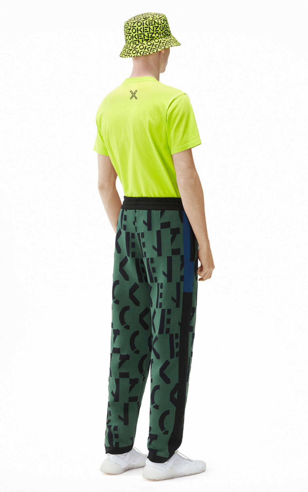 KENZO Sport	monogrammed jogging pants - 3