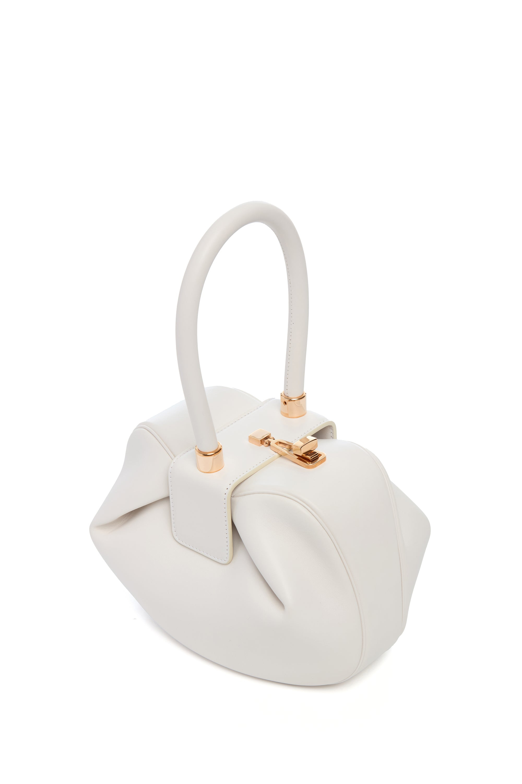 Nina Bag in Ivory Nappa Leather - 3