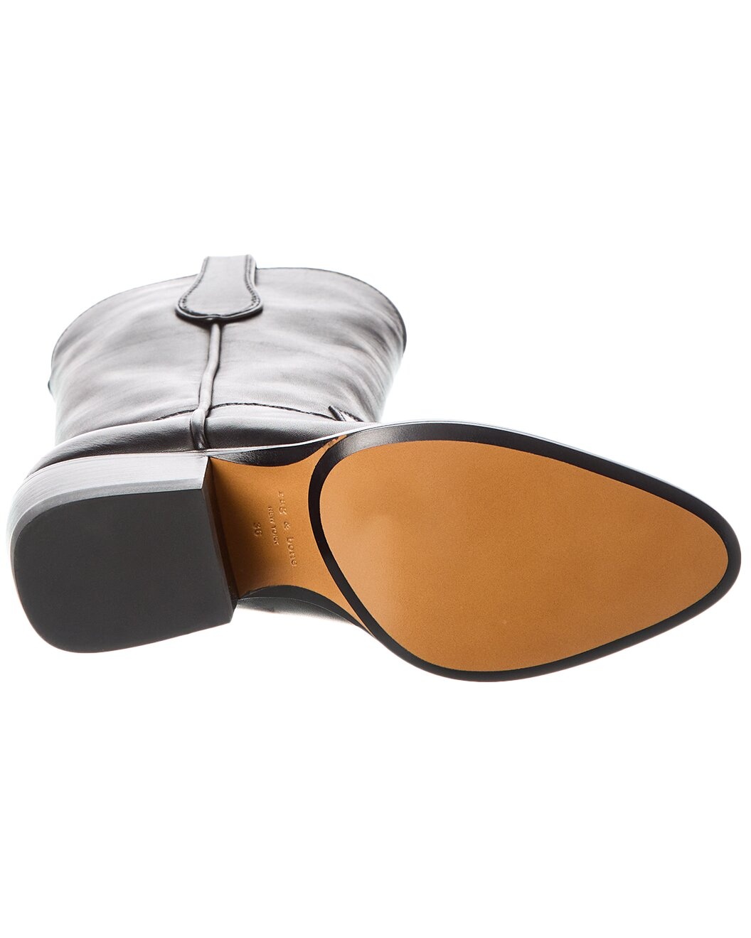 rag & bone Leather Cowboy Boot - 4