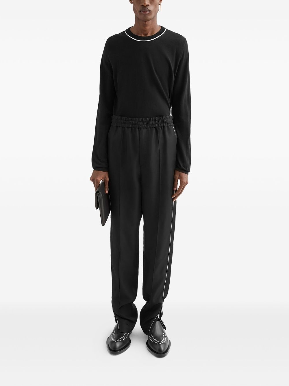 cotton crew-neck sweater - 2