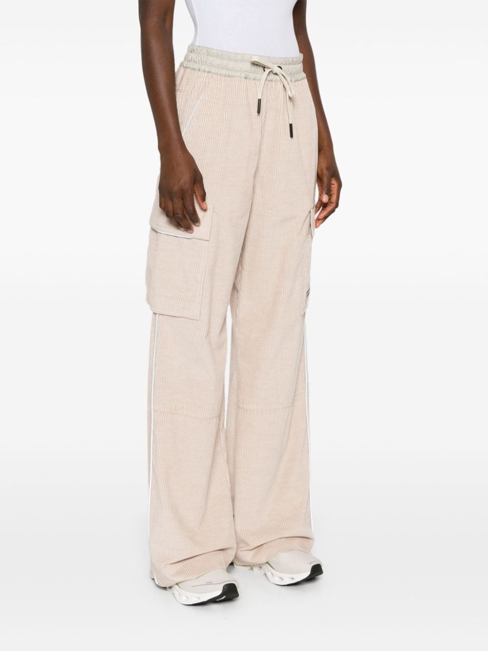logo-patch trousers - 3