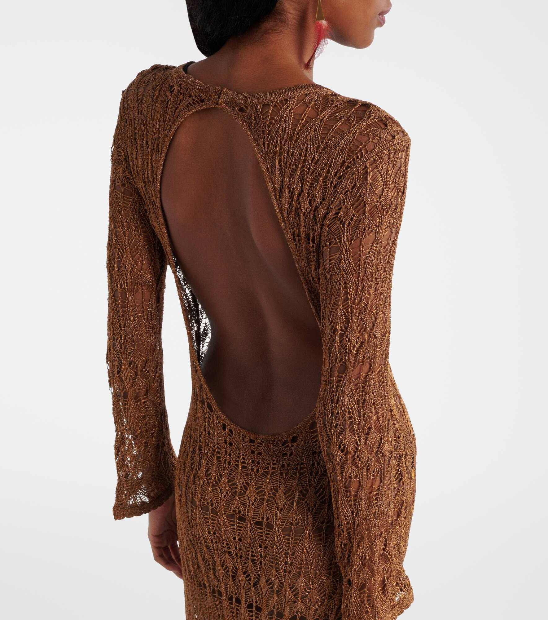 Paloma sheer maxi dress - 6