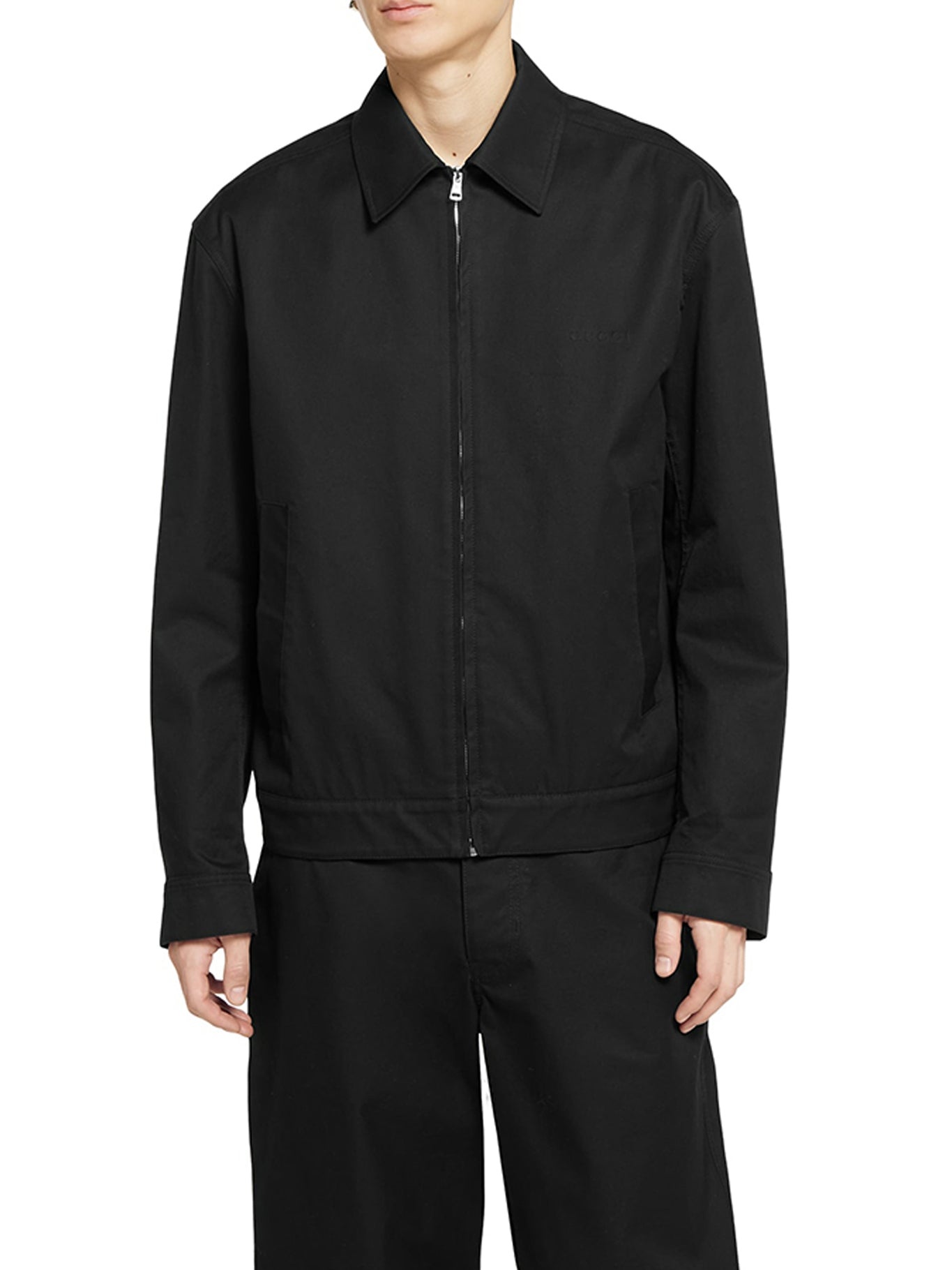 COTTON TWILL JACKET WITH WEB DETAIL - 3