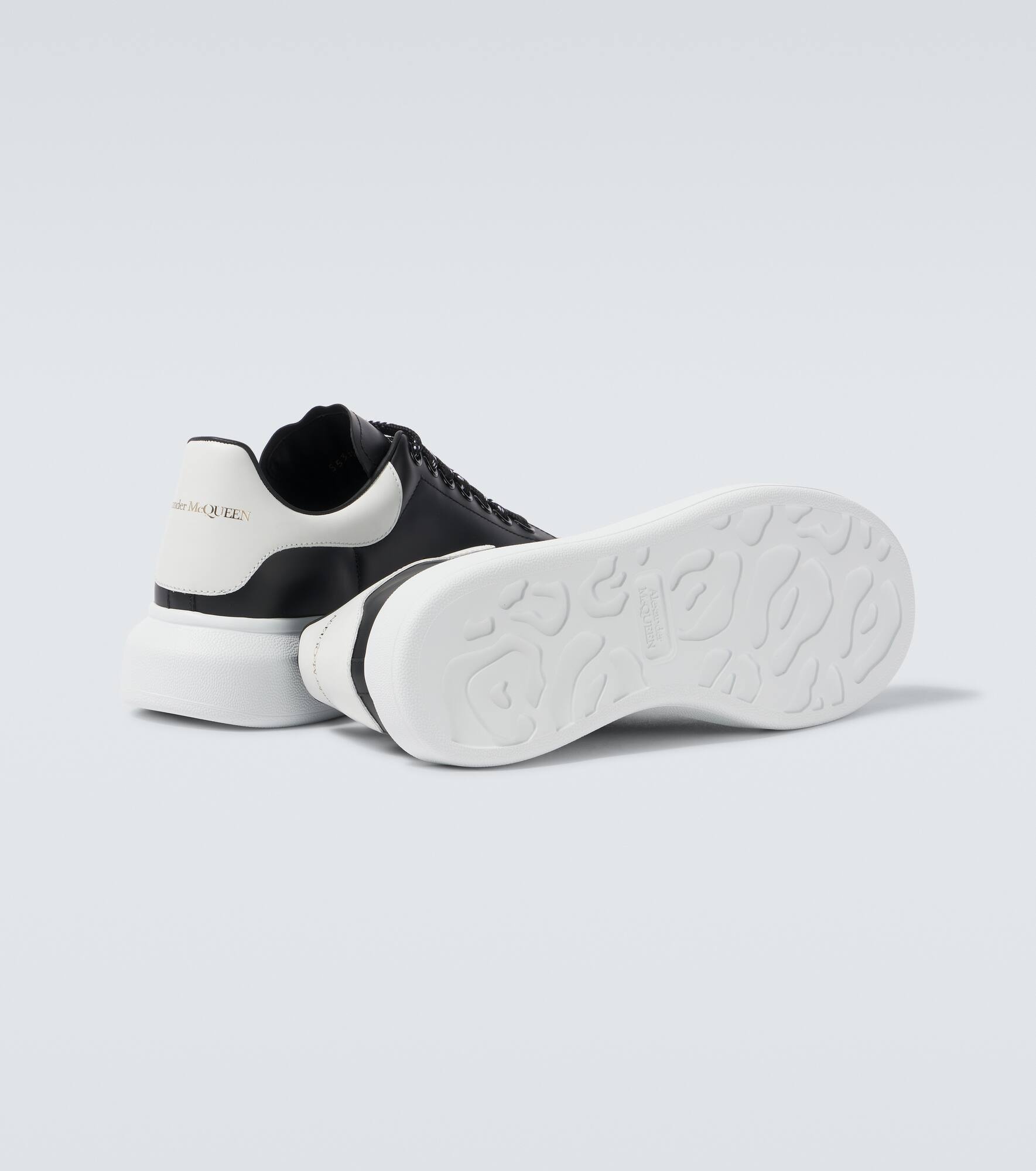 Oversized leather sneakers - 7