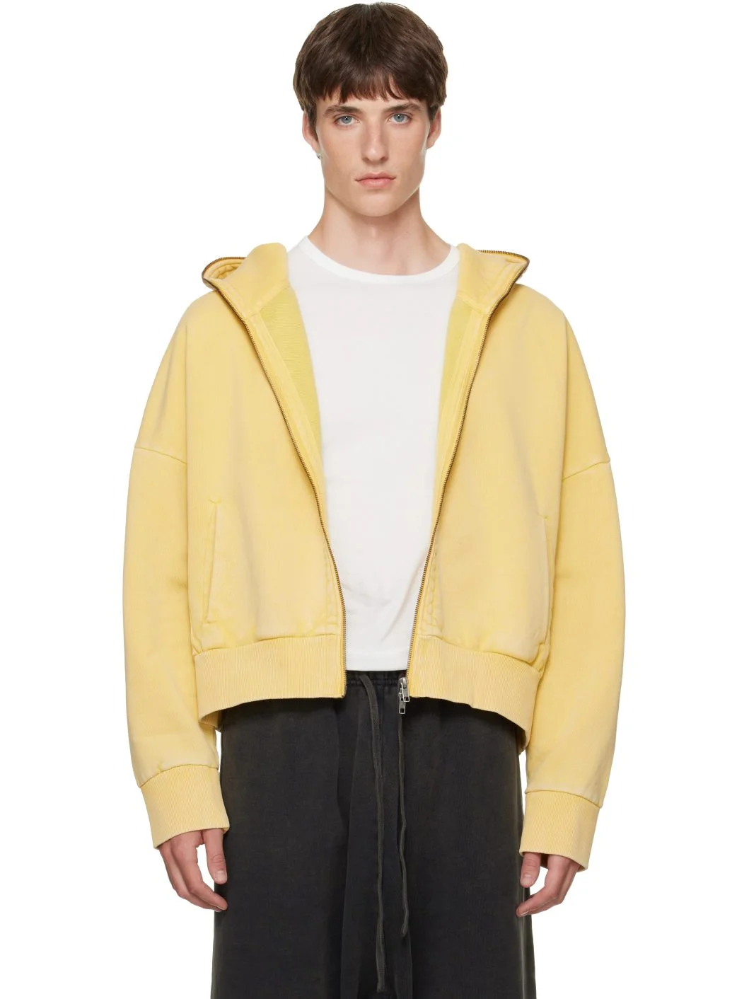 Yellow Eternal Zip Hoodie - 1
