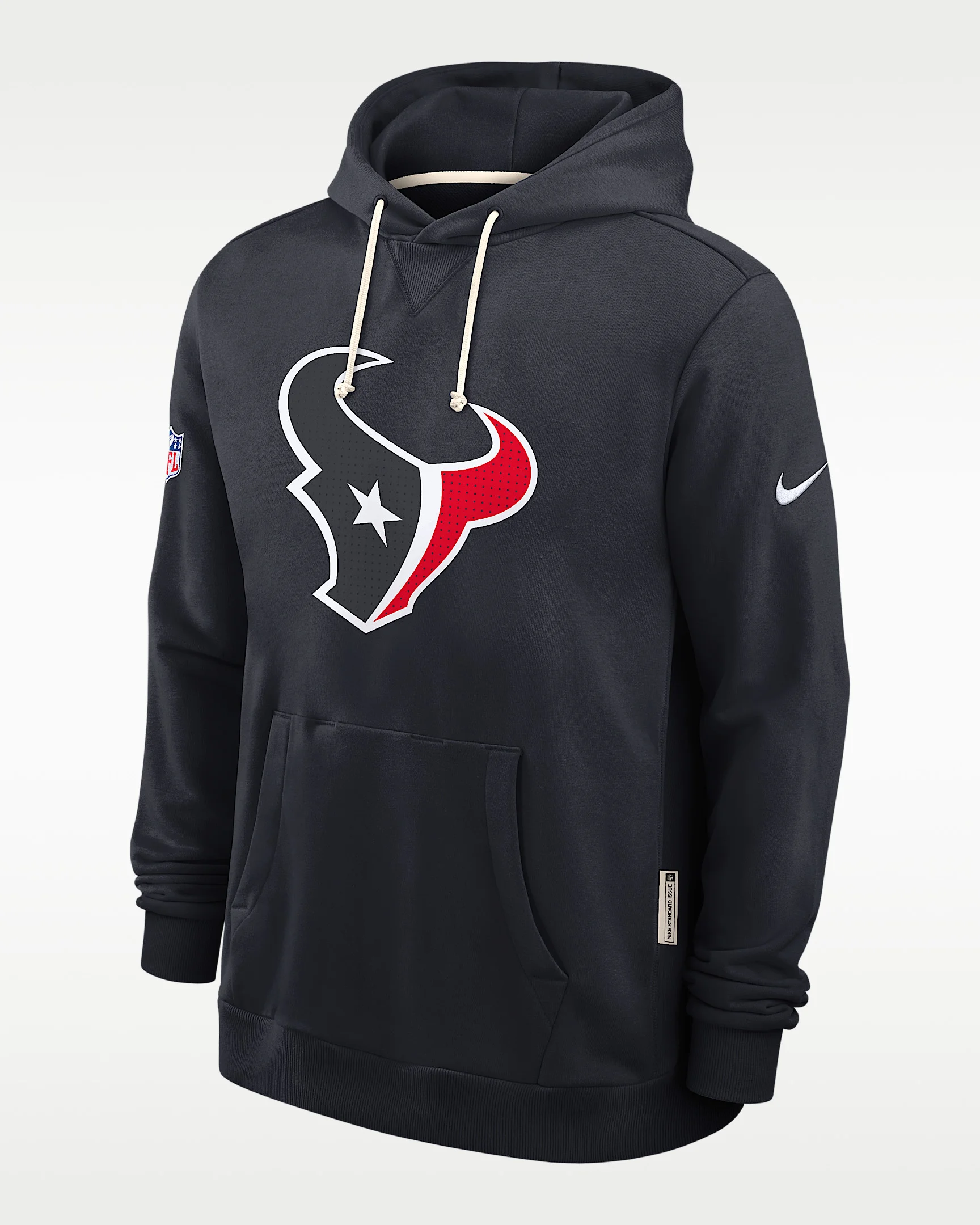 Houston Texans Initial Home Sideline Men's Nike Dri-FIT NFL Pullover Hoodie - 1