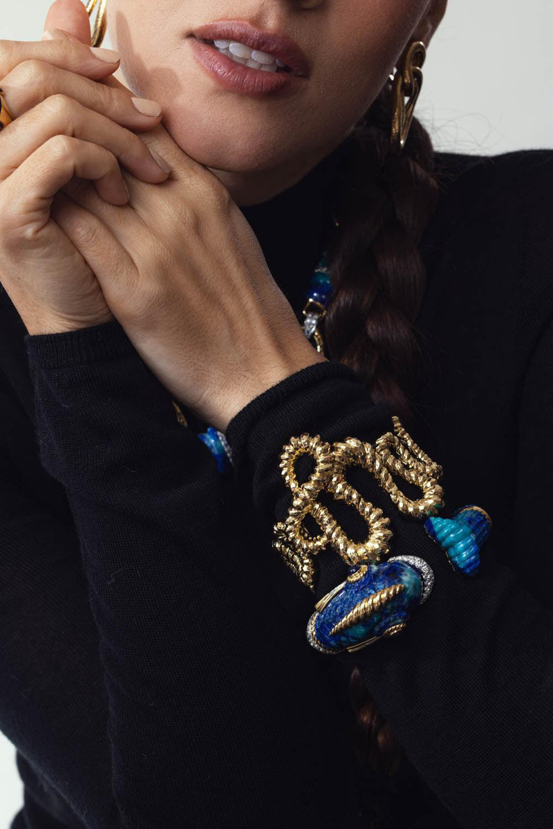 DAVID WEBB Textured Rope Bracelet outlook