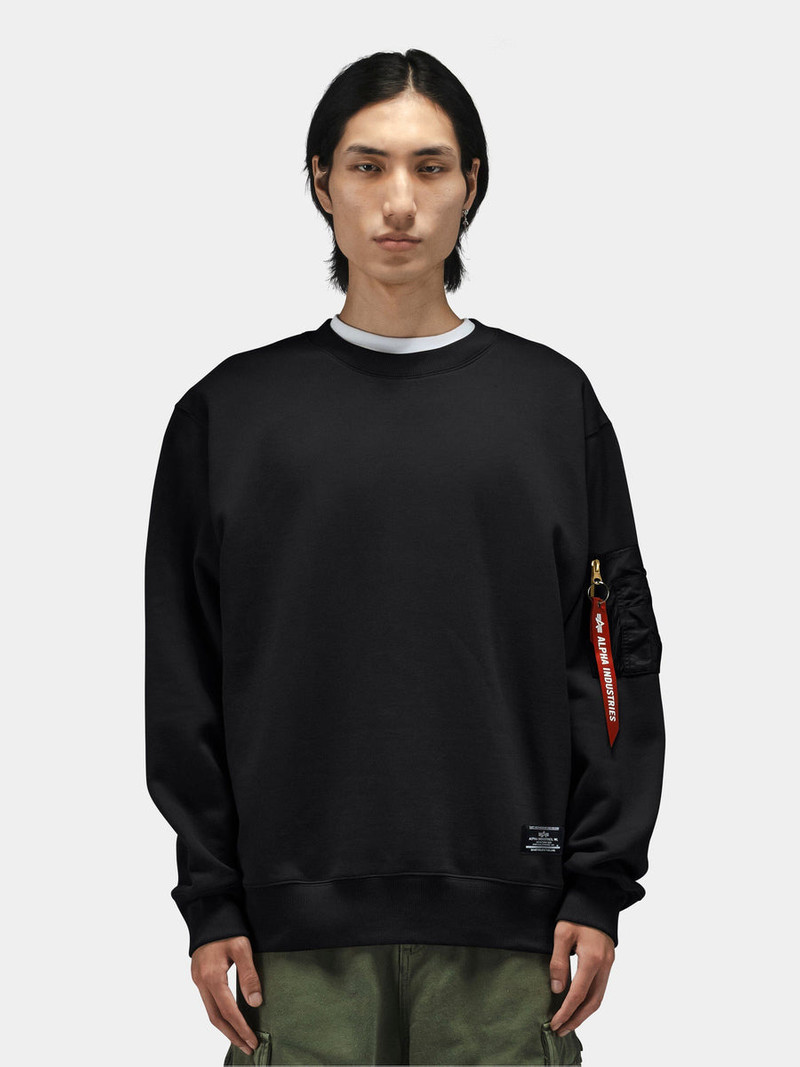 ALPHA INDUSTRIES UTILITY POCKET CREWNECK outlook